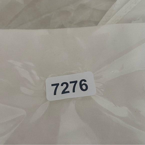 SKIMS White Cotton Blend Stretch Snap Crotch Bodysuit 37276 - Picture 6 of 7